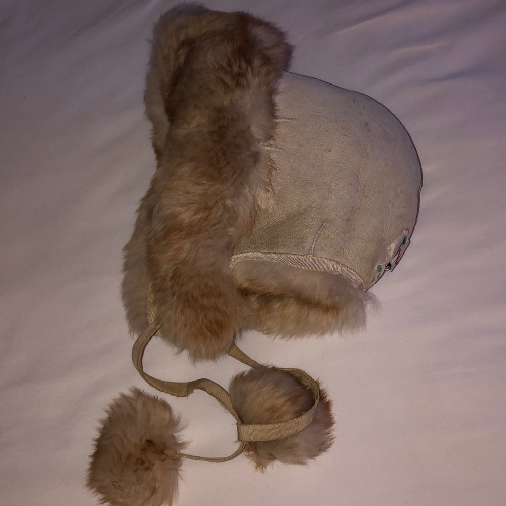 Italian fur small child winter cap